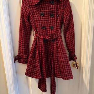 Jack by BB Dakota Red and Black Coat